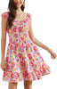 Floral Dress 2024 Summer Cap Sleeve